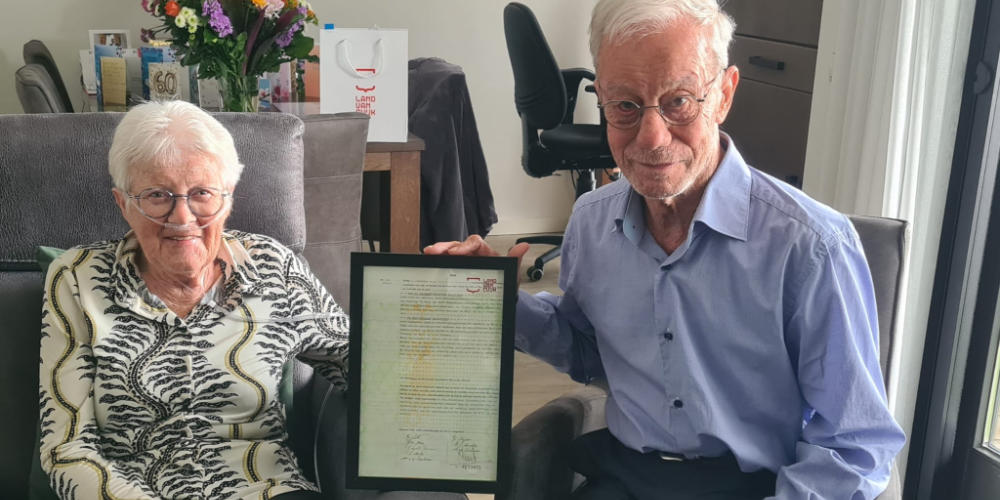 Gerrit en Jeanne van de Lockand - de Man 60 jaar getrouwd