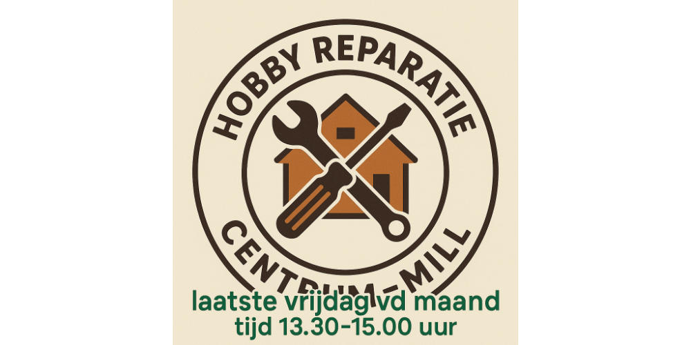Hobby Centrum Mill: Kapotte spullen? Wij maken ze morgen weer heel!