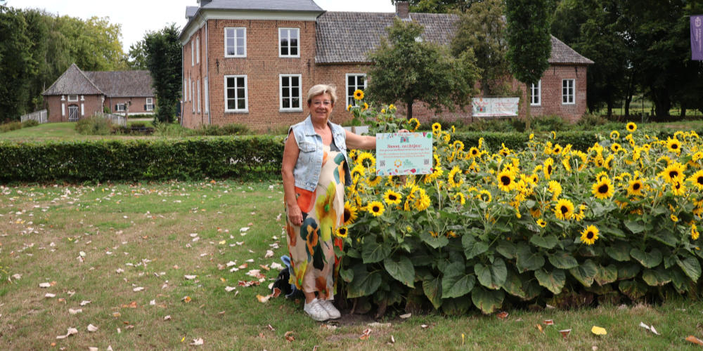 Zonnebloemen kleuren Aldendrielpark en nodigen uit tot een ‘Goei Leven’