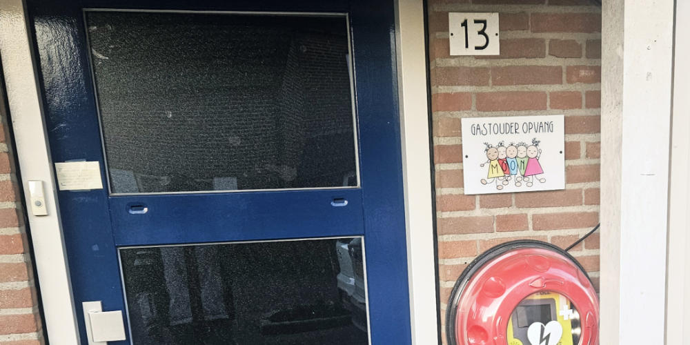 Nieuwe AED in Sint Hubert