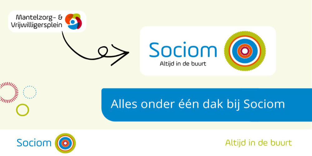 Sociom is er voor mantelzorgers en vrijwilligers
