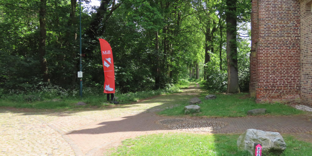 De paden op voor de  67e Millse Mars op zondag 31 mei 