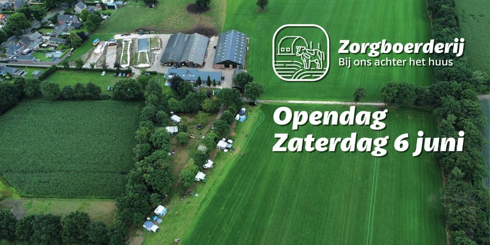 Vandaag open dag bij Zorgboerderij Bij ons achter het huus in Wilbertoord