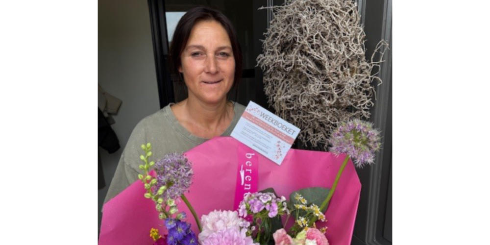 Tamara Verweijen uit Mill verrast met Weekboeket op bijzondere verjaardag