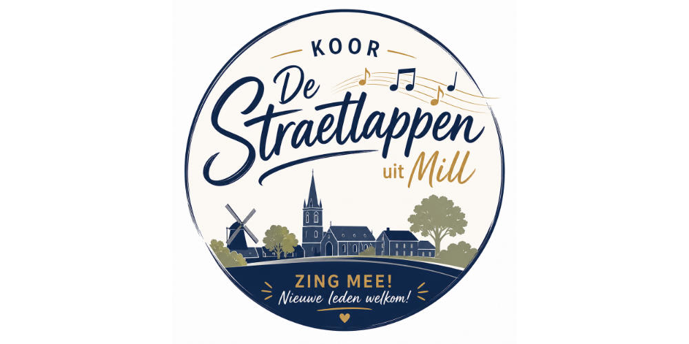 Woensdag 20 mei inlooprepetitie Koor De Straetlappen in Mill