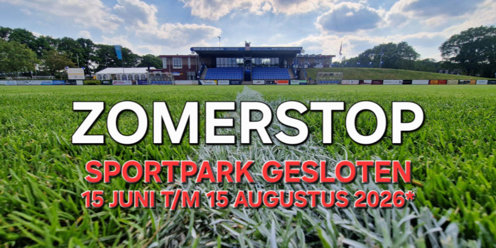 Klim niet over de afrastering! Juliana Sportpark gesloten i.v.m. zomerstop