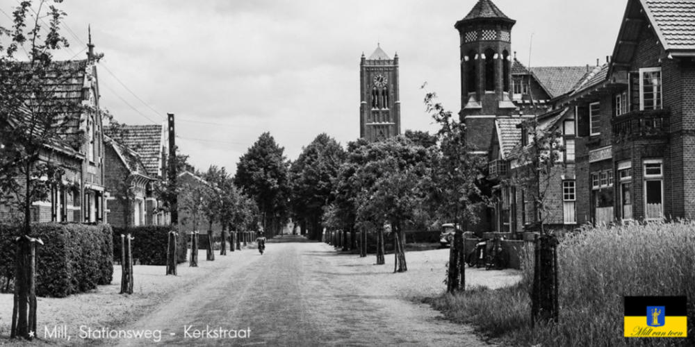 Mill van Toen: Stationsstraat 1949