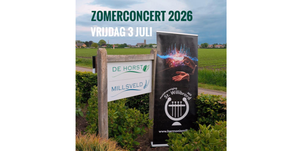 Zomerconcert St. Willibrord vrijdag 3 juli
