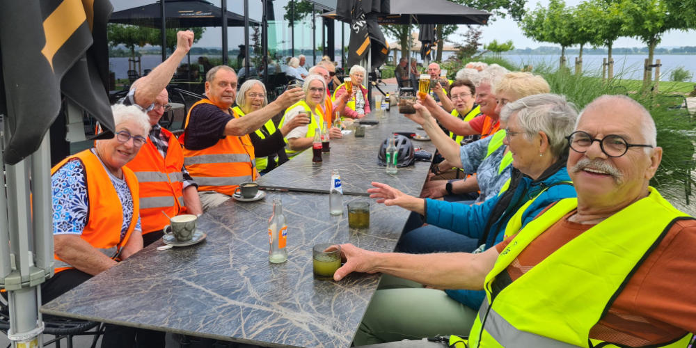 Geslaagde dagfietstocht Senioren Belangenvereniging Mill