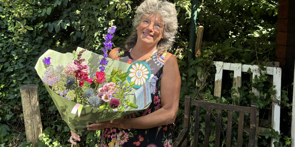 Weekboeket voor Antoinette Siroo uit Sint Hubert